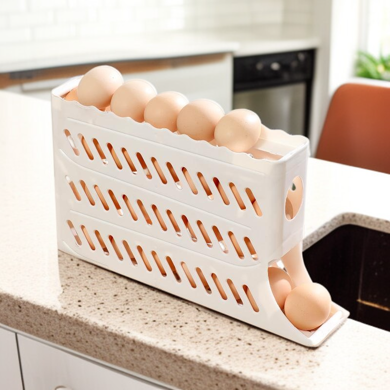 Mehrschichtige automatische Eierablage mit Schiebefunktion für Kühlschrank