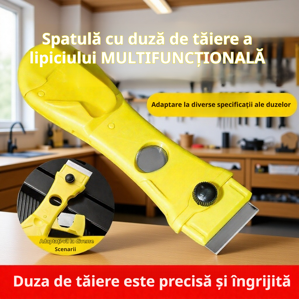 Racletă și cuțit multifuncțional pentru îndepărtarea adezivului 