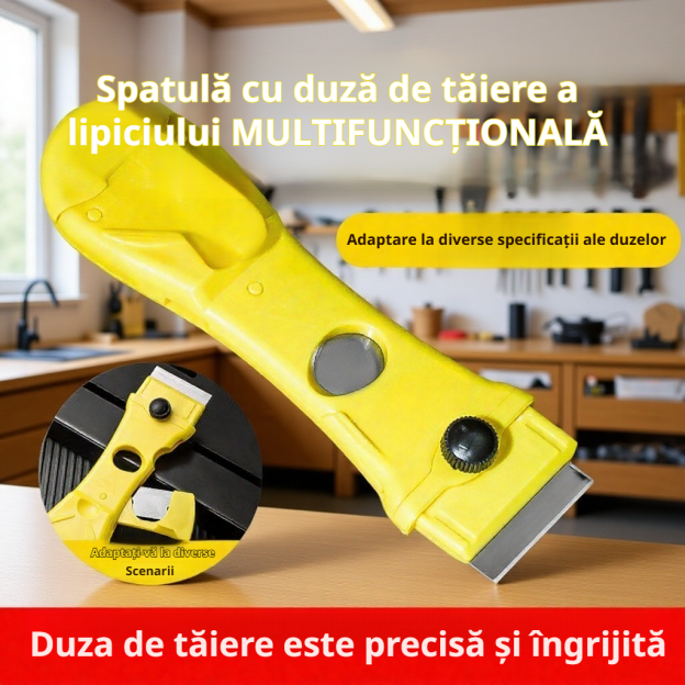  Racletă și cuțit multifuncțional pentru îndepărtarea adezivului 