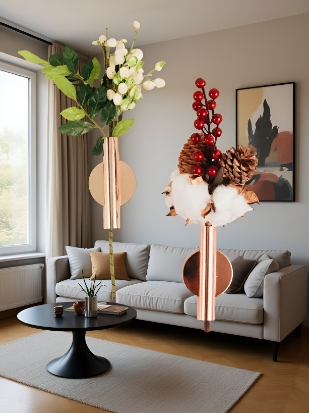 Aranjament floral de perete în stil nordic