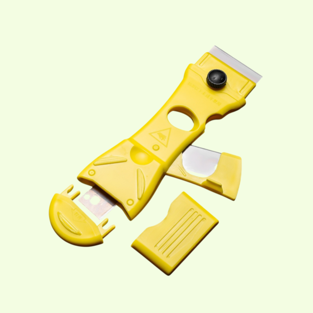  Racletă și cuțit multifuncțional pentru îndepărtarea adezivului 