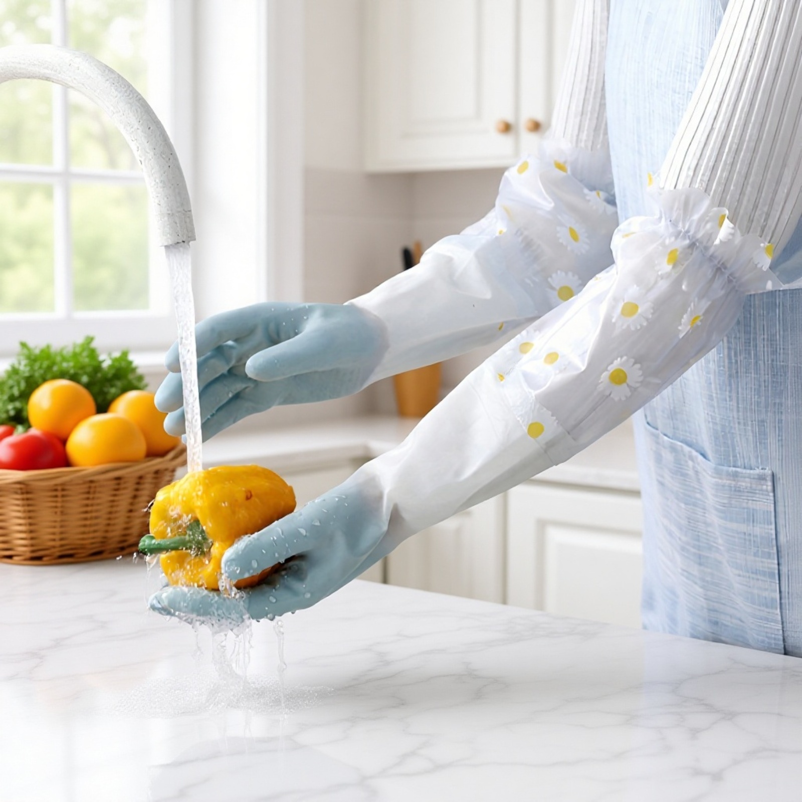 Wasserdichte langlebige Küchen-Handschuhe zum Abwaschen