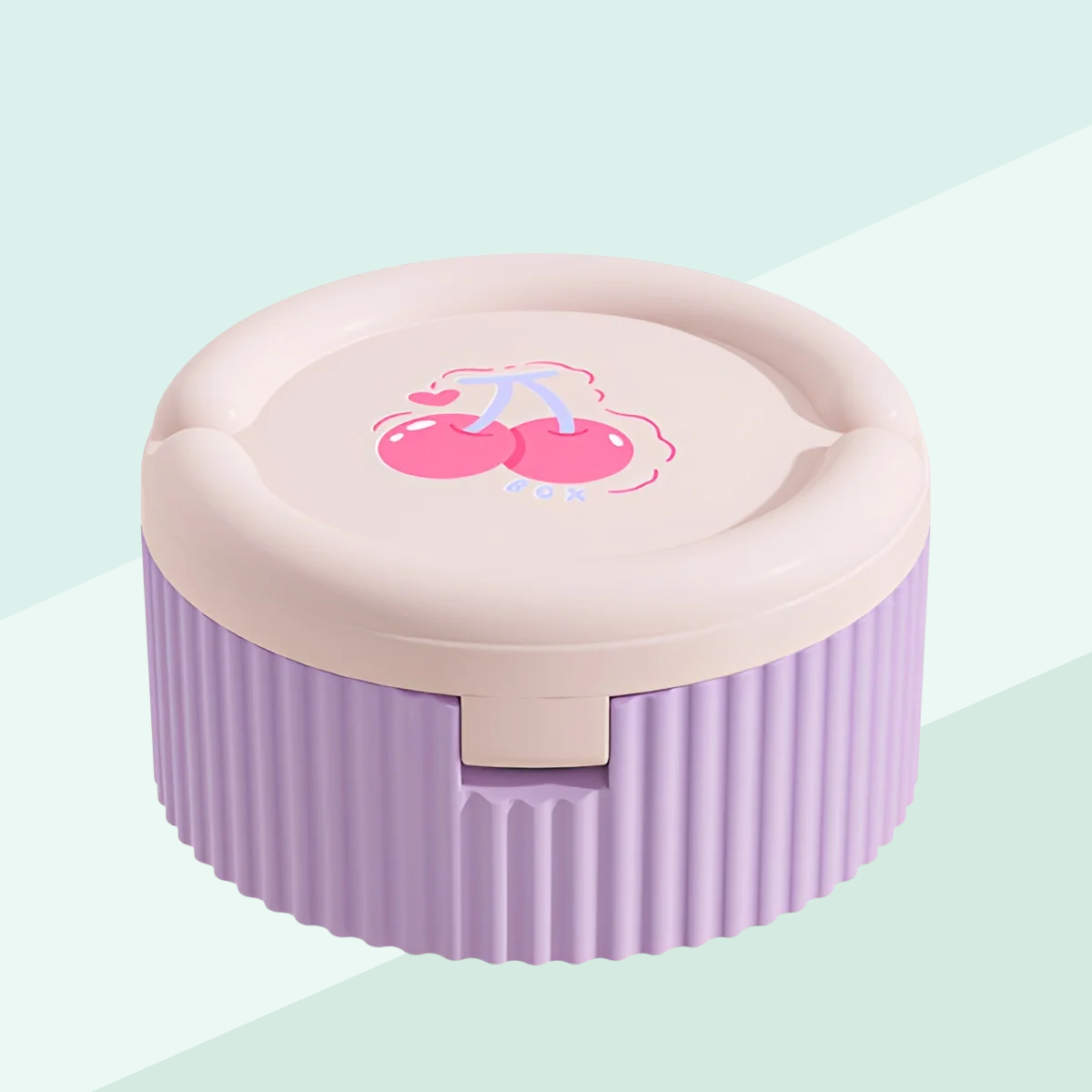 【Mit integriertem Trinkbecher】Tragbare Medikamentenbox mit Fächern