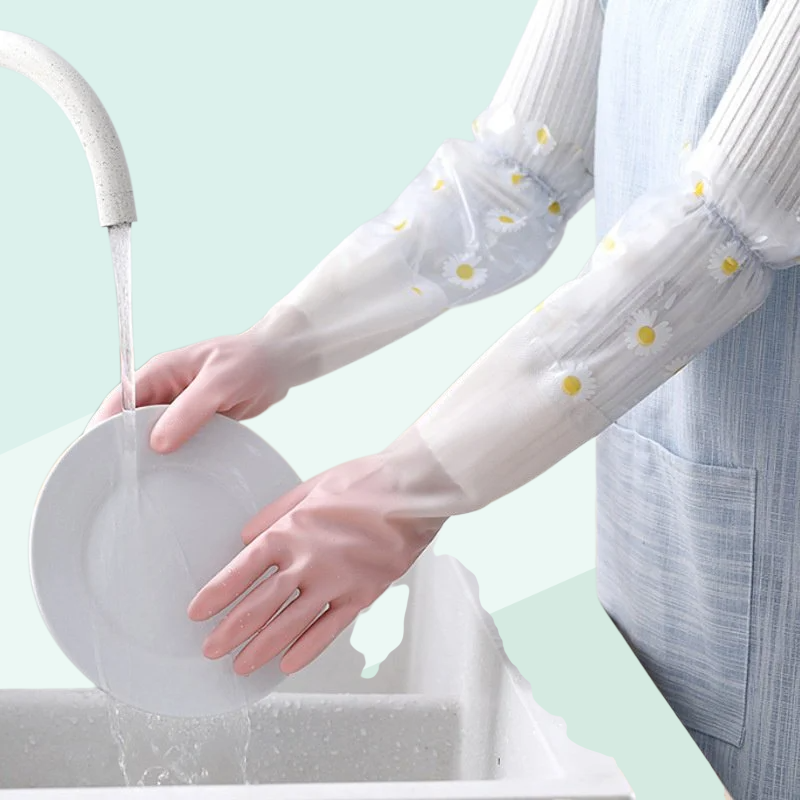 Wasserdichte langlebige Küchen-Handschuhe zum Abwaschen