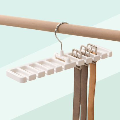 Multifunktionaler drehbarer Aufbewahrungsständer für Schals und Krawatten für den Hausgebrauch