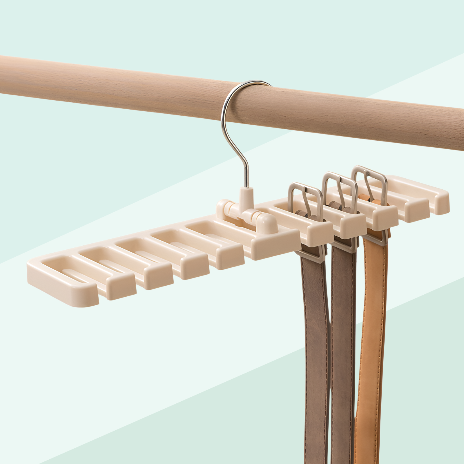 Multifunktionaler drehbarer Aufbewahrungsständer für Schals und Krawatten für den Hausgebrauch