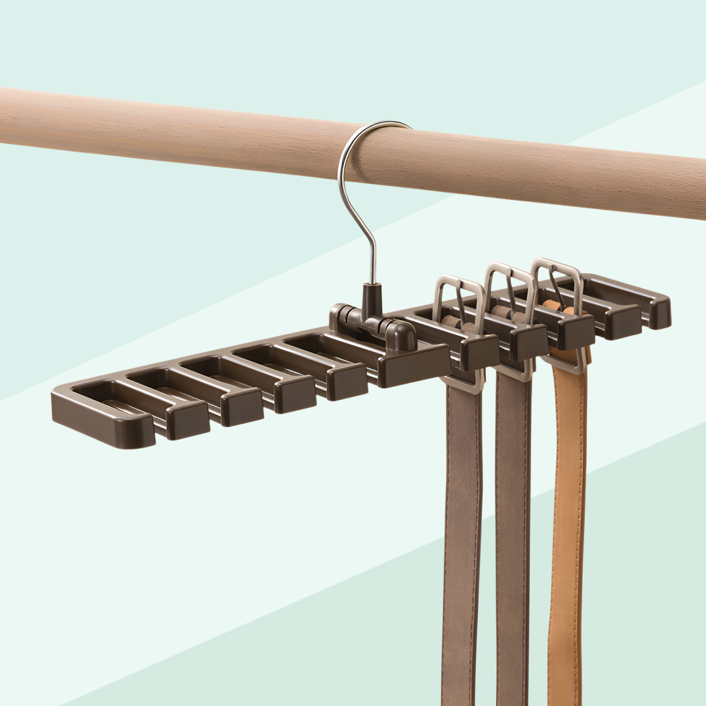 Multifunktionaler drehbarer Aufbewahrungsständer für Schals und Krawatten für den Hausgebrauch