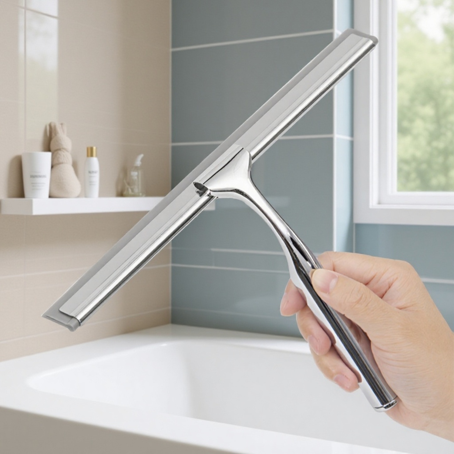 Fensterreinigungsgerät für streifenfreie Sauberkeit