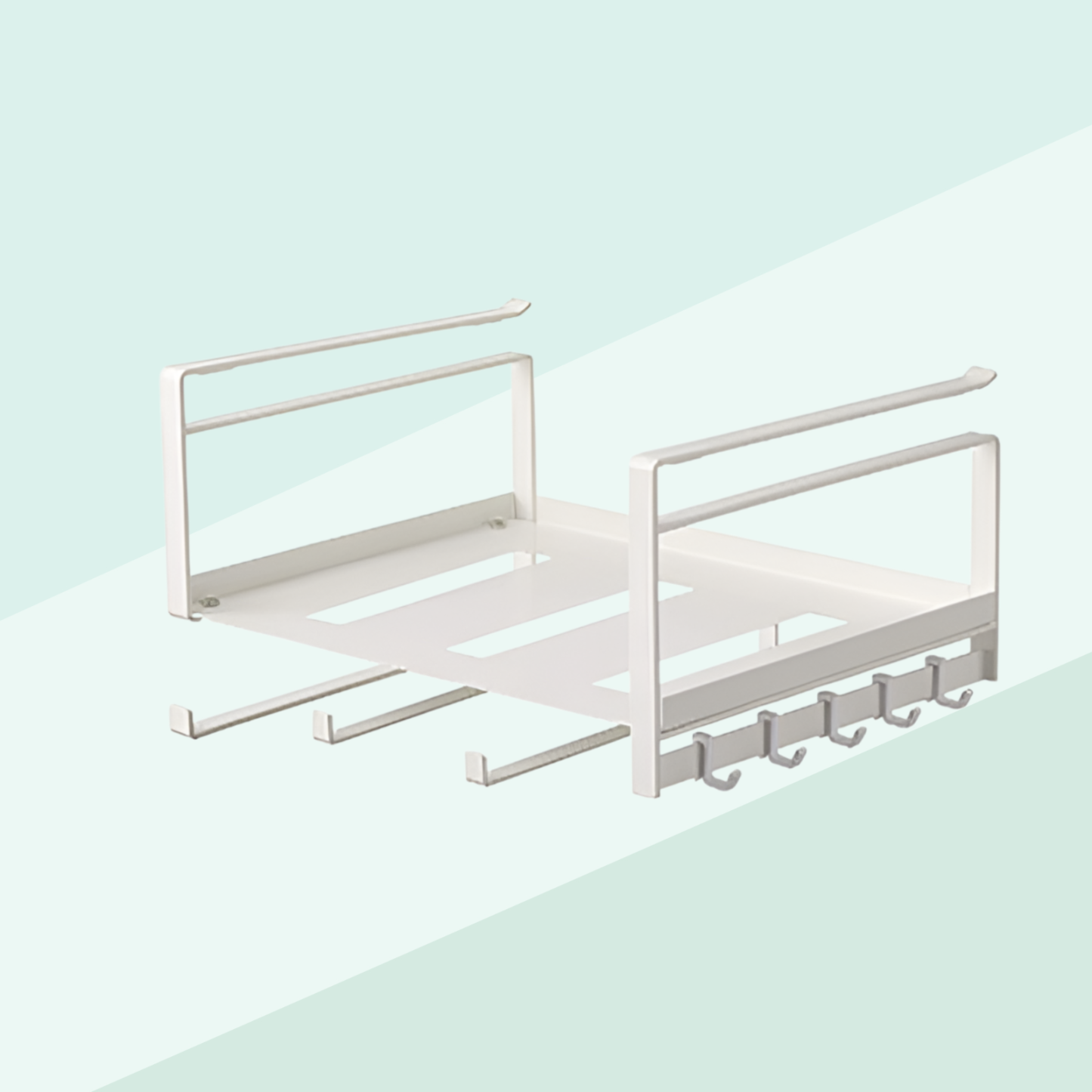 Modernes, einfaches, multifunktionales Wandregal ohne Bohren