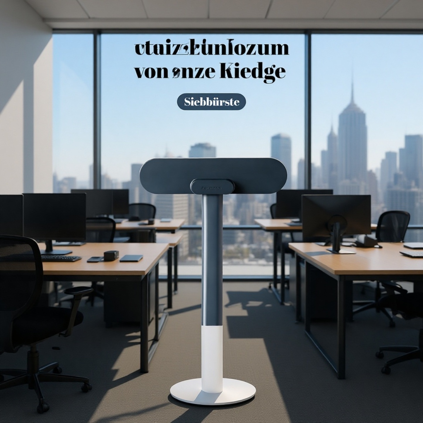 Lange, abnehmbare Fensterbürste für trockene und nasse Reinigung