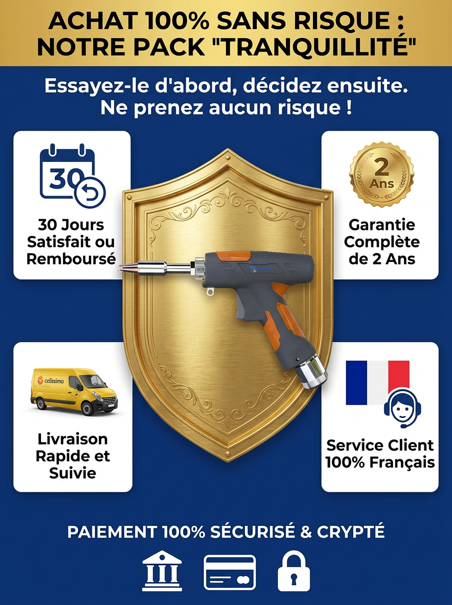【Certifié LNE 100% Sécurisé】🏆Pistolet de Soudage Laser 5-en-1 (Brevet Ingénieurs Français) | Réparez Facilement Sans Artisan🛠️ | Coupe et Dérouille Sans Étincelle | sécurité 100% anti-brûlure🛡️ | sans câble ni générateur