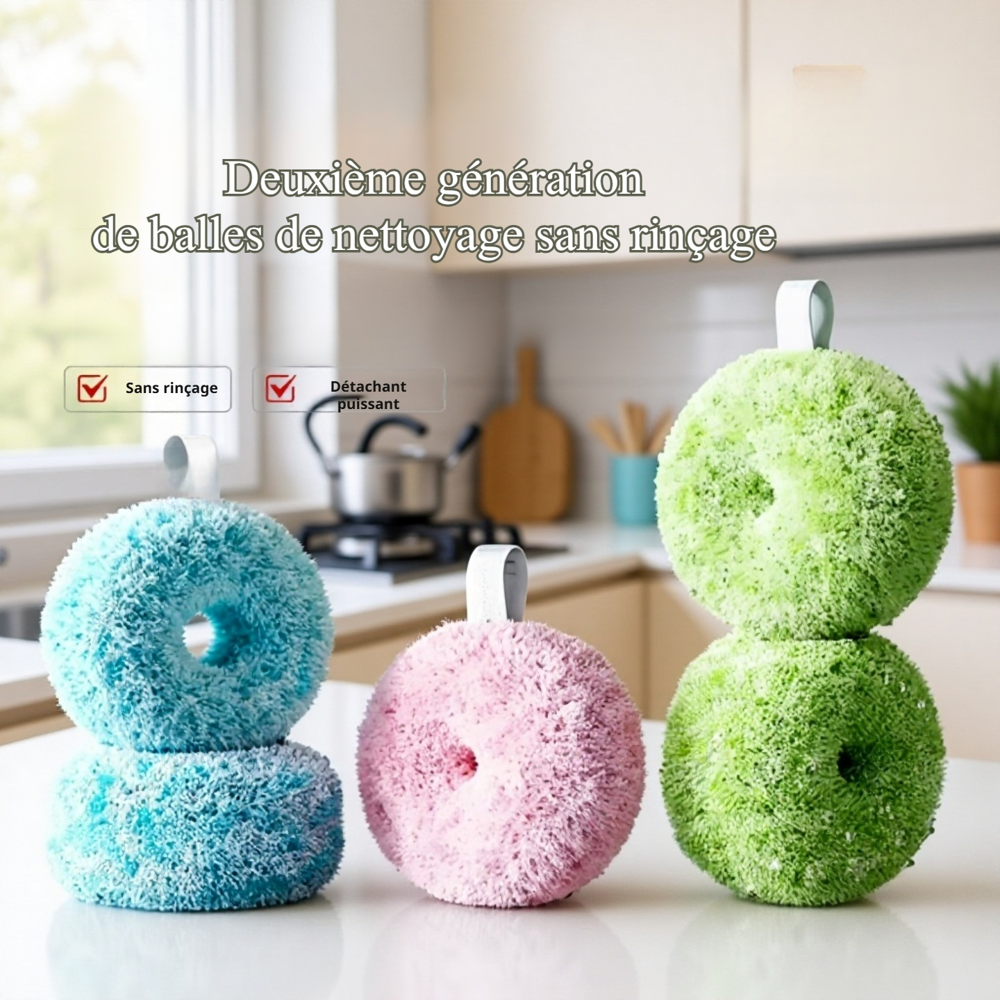 Élimination des bactéries avec la brosse de nettoyage