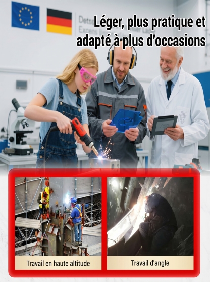 【Certifié LNE 100% Sécurisé】🏆Pistolet de Soudage Laser 5-en-1 (Brevet Ingénieurs Français) | Réparez Facilement Sans Artisan🛠️ | Coupe et Dérouille Sans Étincelle | sécurité 100% anti-brûlure🛡️ | sans câble ni générateur