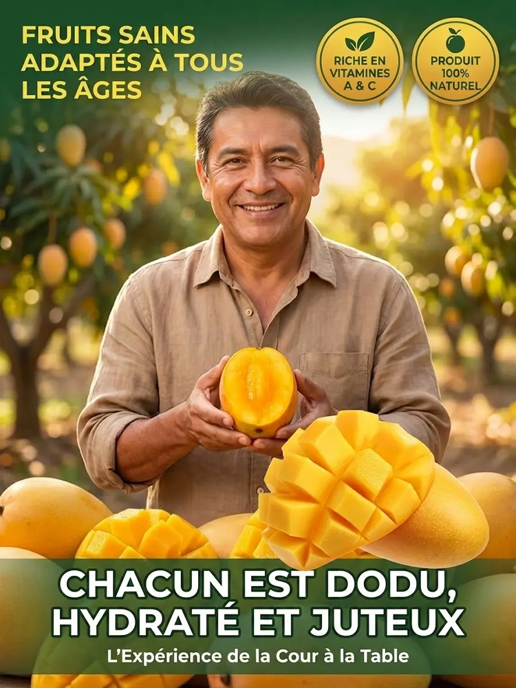 【Garantie de Reprise à100%】Manguier Nain Alphonso – Développé par l’INRAE 🥭Récolte express en août ✨ Résistant au froid extrême jusqu’à -20 °C ❄️ Facile à cultiver sur balcon, même pour les débutants ✨