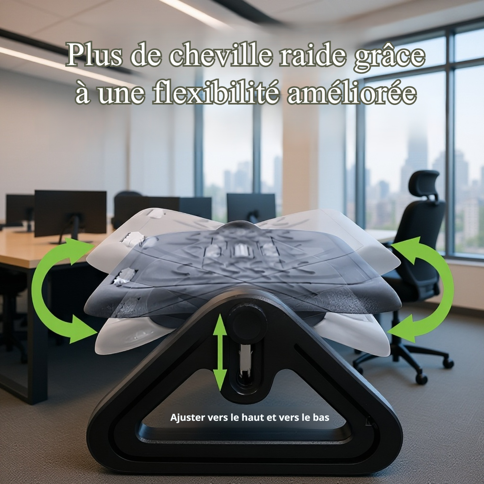 Accessoire de relaxation pour pieds avec fonction massage