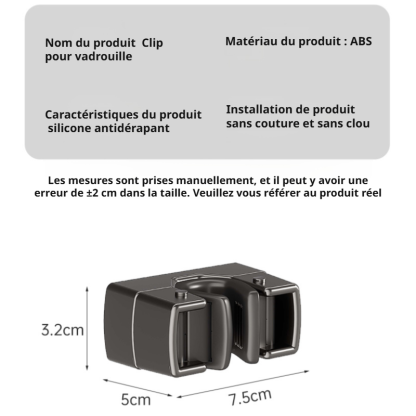 Support de balai multifonction sans perçage