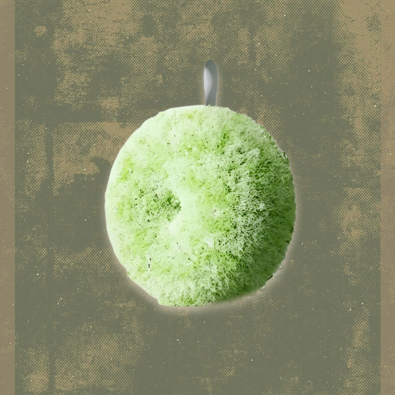 Brosse de nettoyage antibactérienne pour évier de salle de bain