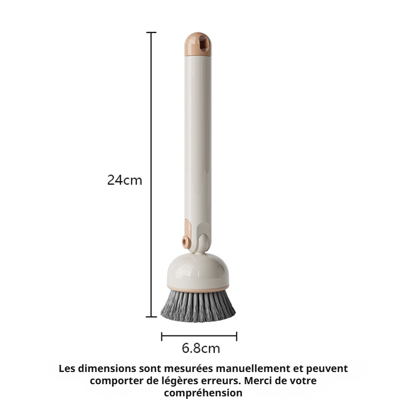 Brosse à vaisselle à long manche pour cuisine domestique