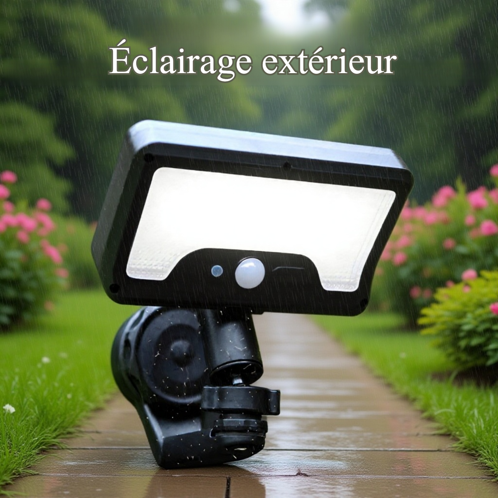 Lampe solaire écologique pour patio