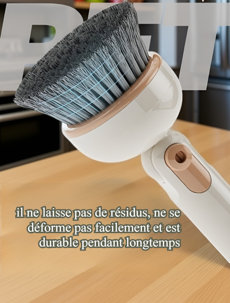 Brosse à vaisselle avec manche confortable
