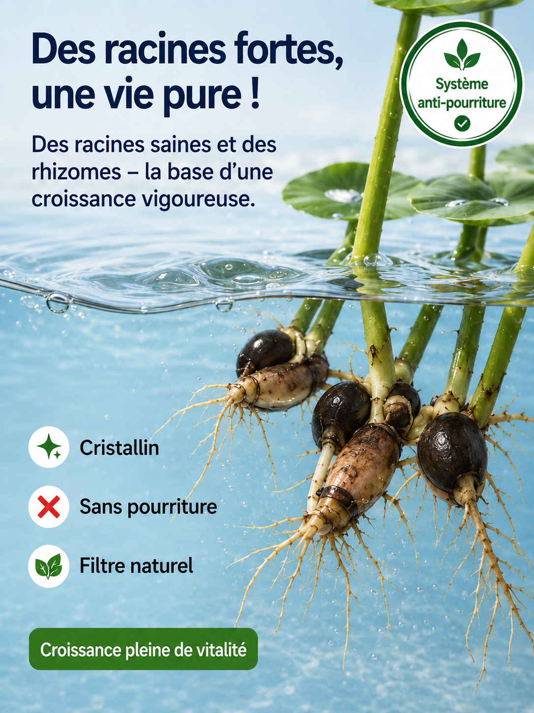 Lotus Purificateur d'Air CNRS🌸 | Sans terre ni engrais🧬 | Éclosion dans l'Eau💧 | Parfum Naturel de Grasse🧴 | Élimine le formaldéhyde🌿 | Résiste aux températures extrêmes | Fleurit toute l'année🌺