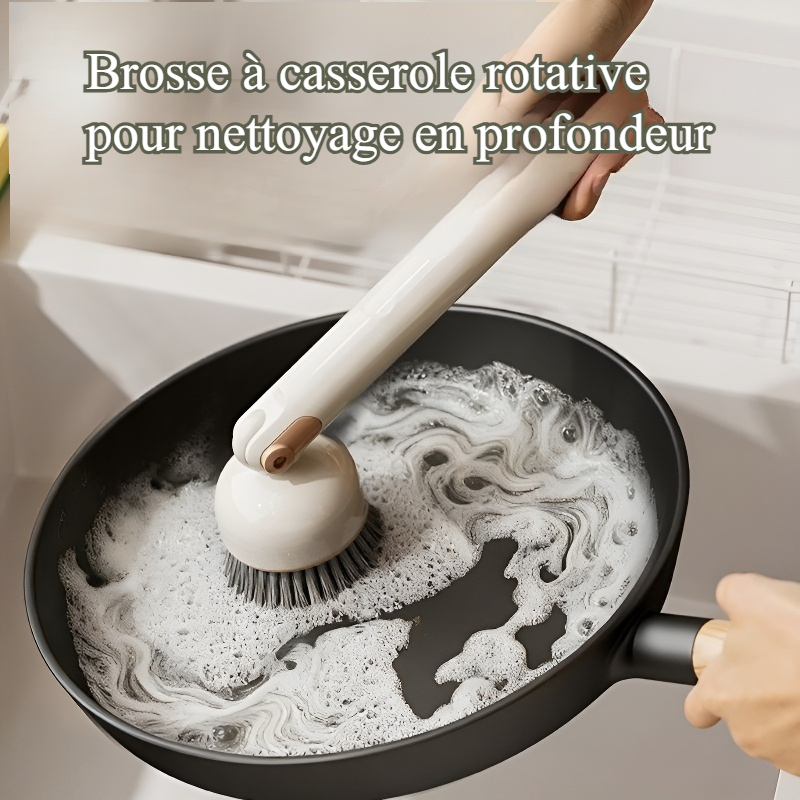Brosse à vaisselle à long manche pour cuisine domestique