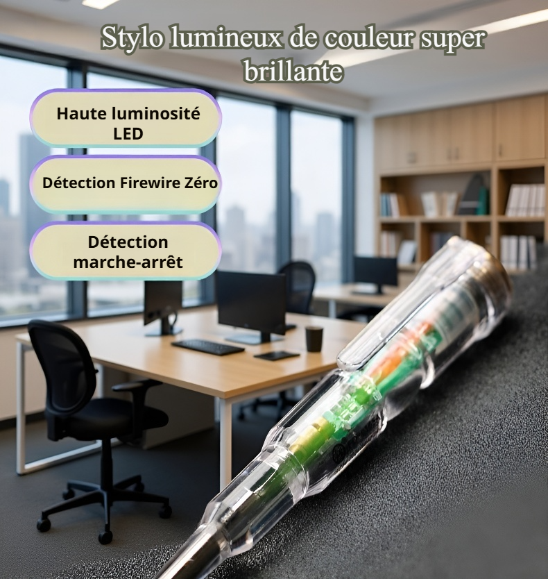 Détecteur de tension intelligent stylo testeur électrique