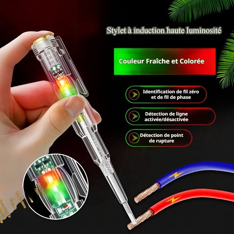 Détecteur de tension intelligent stylo testeur électrique