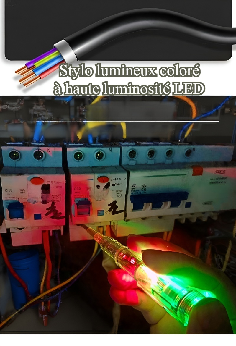 Testeur électrique précis pour prise murale