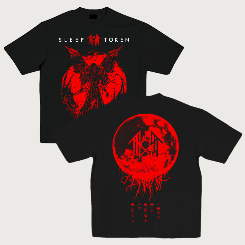 Sleep Token Printed Short-Sleeved T-Shirt