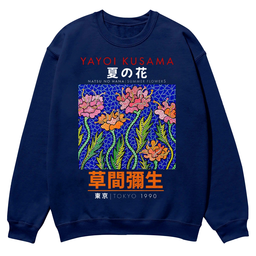 Summer Flowers Crew Neck Sweatshirt