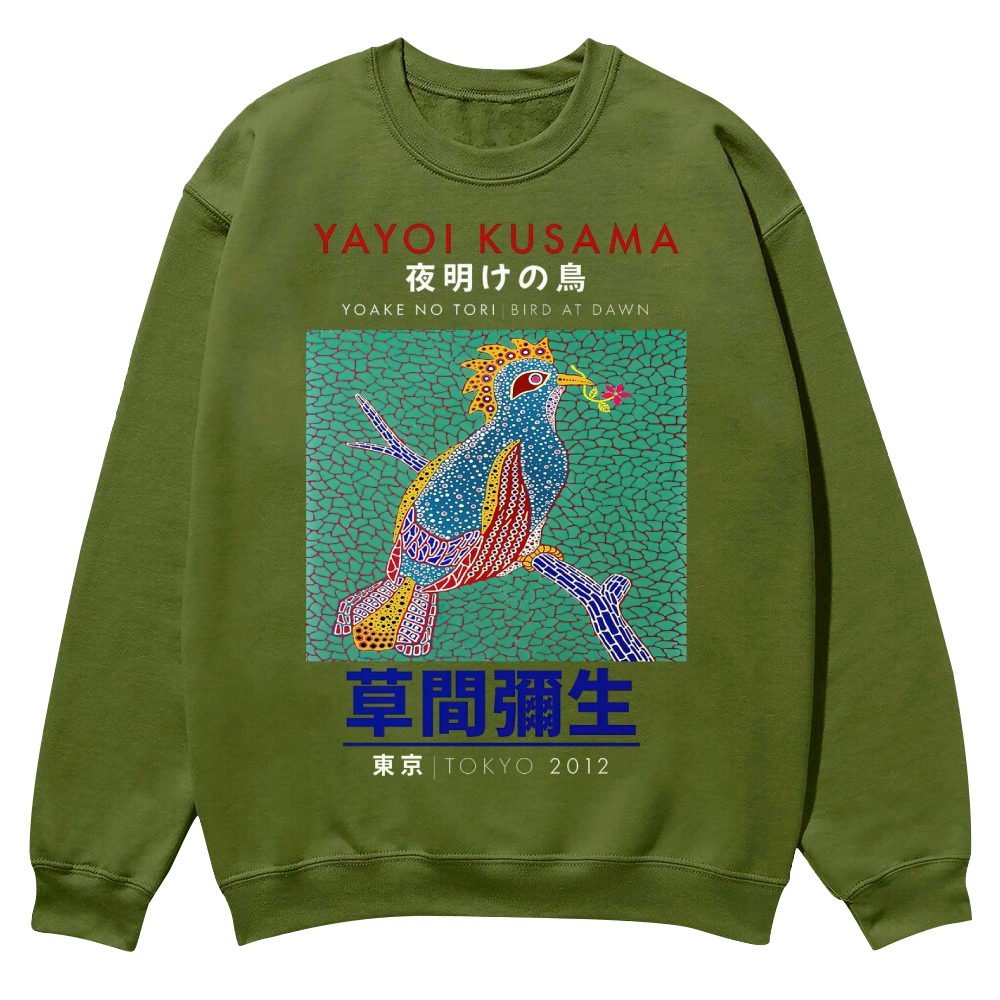 Blue Bird Crew Neck Sweatshirt