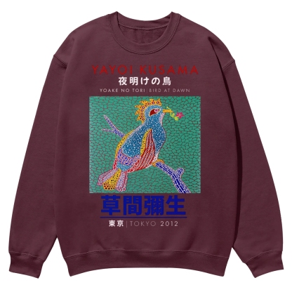 Blue Bird Crew Neck Sweatshirt