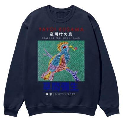 Blue Bird Crew Neck Sweatshirt