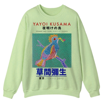 Blue Bird Crew Neck Sweatshirt