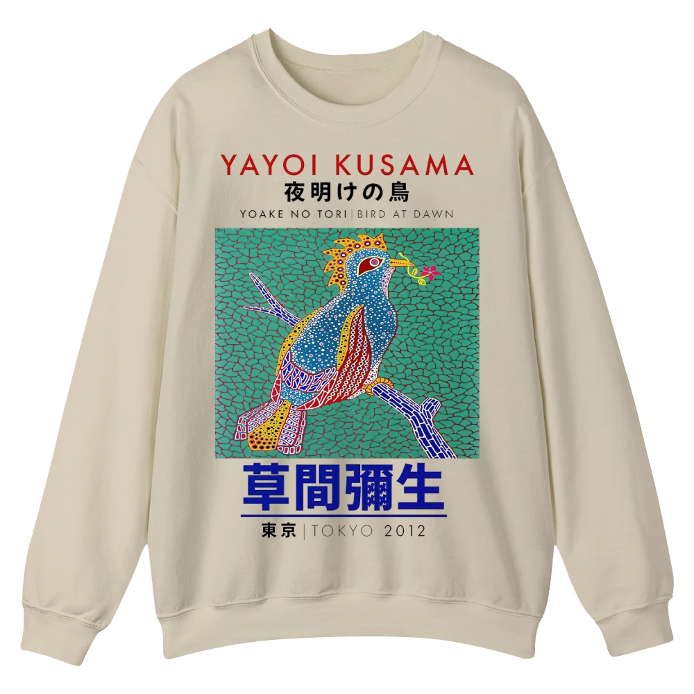 Blue Bird Crew Neck Sweatshirt