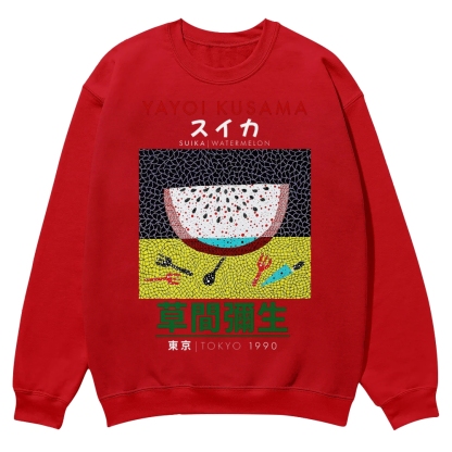 Watermelon Crew Neck Sweatshirt