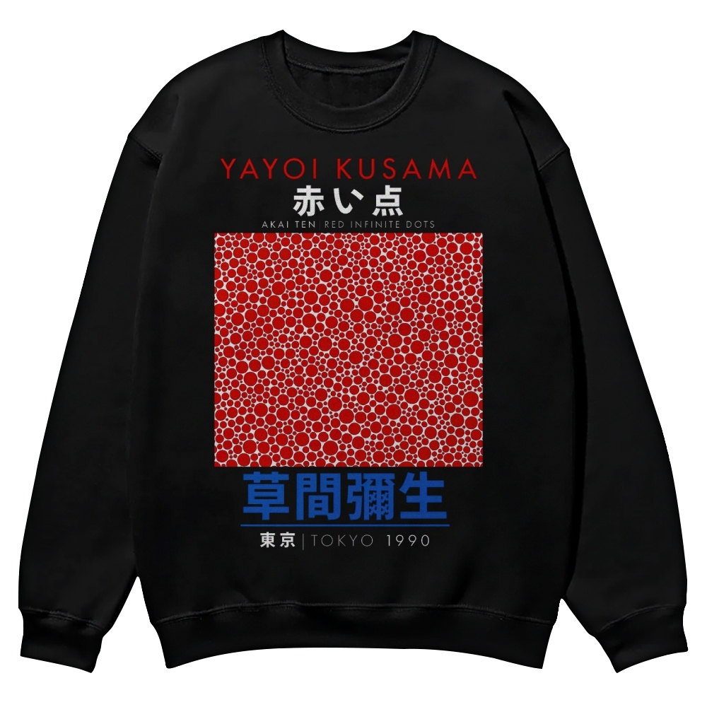 Red Dots Crew Neck Sweatshirt