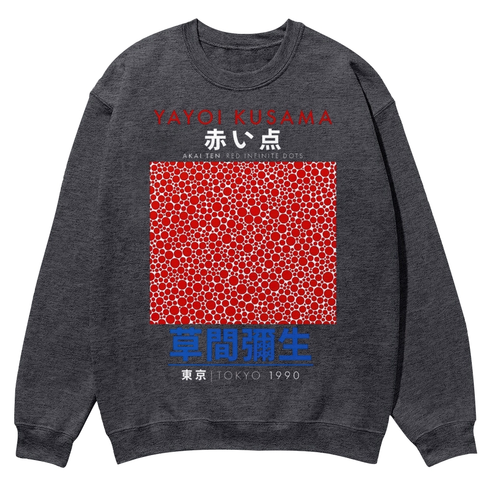 Red Dots Crew Neck Sweatshirt