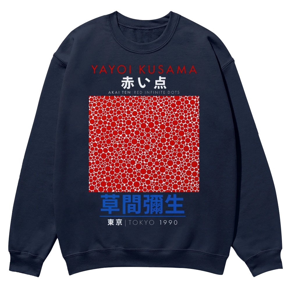 Red Dots Crew Neck Sweatshirt