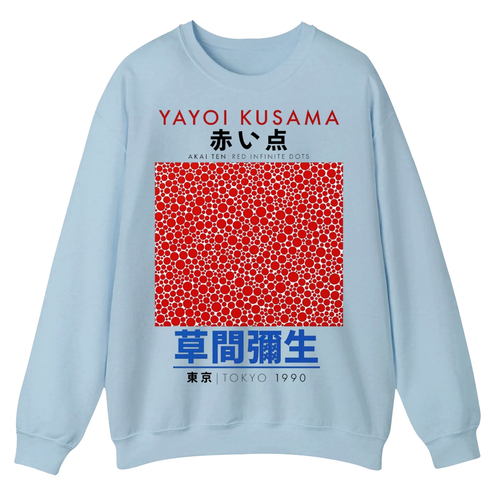 Red Dots Crew Neck Sweatshirt
