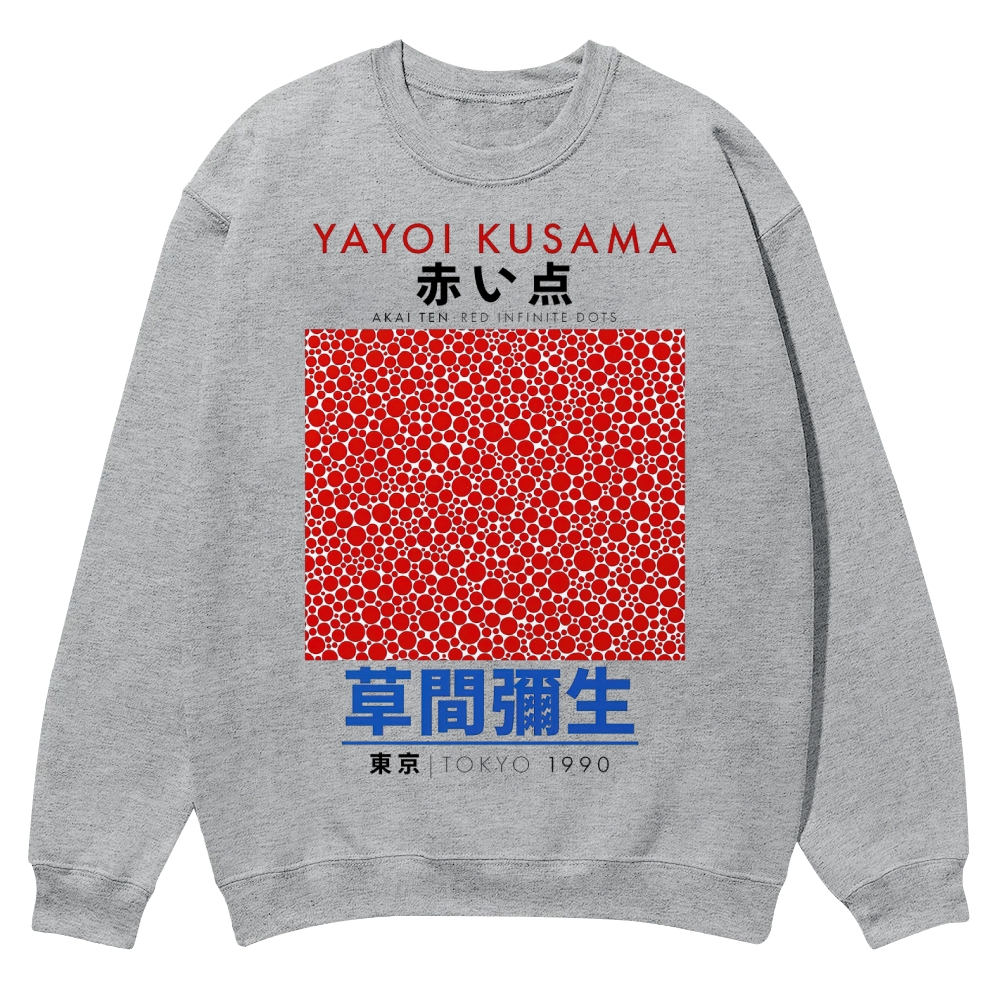 Red Dots Crew Neck Sweatshirt