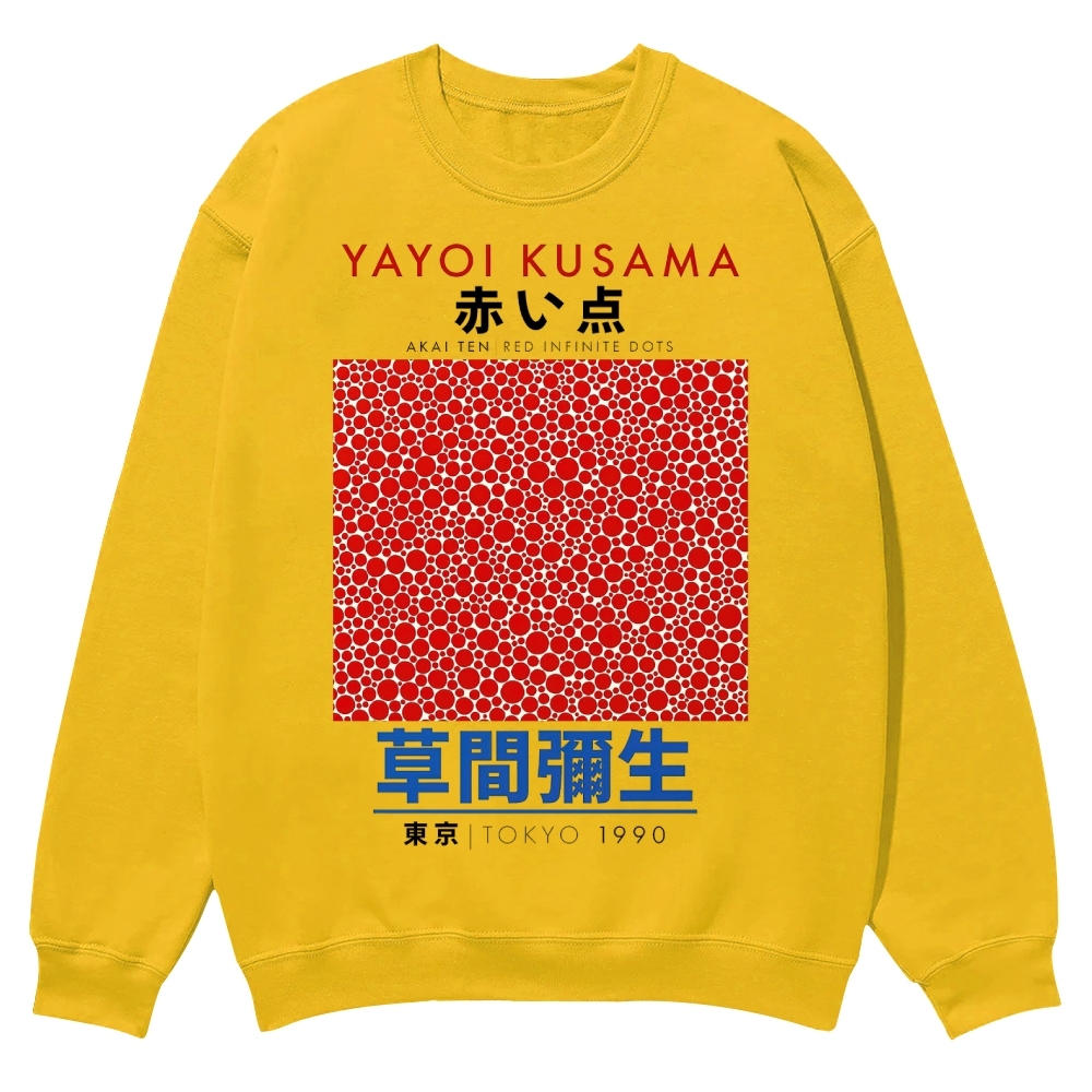 Red Dots Crew Neck Sweatshirt