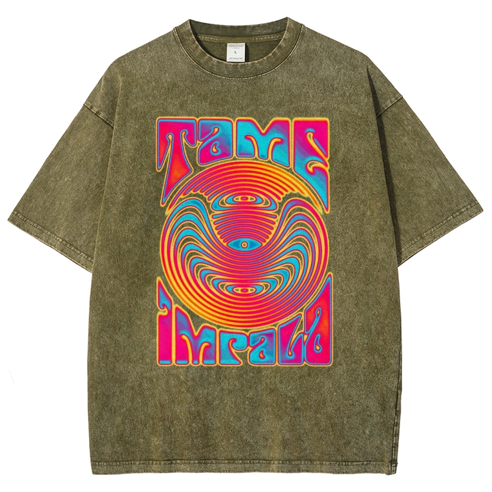 Vortex Unisex Fit Washed T-Shirt