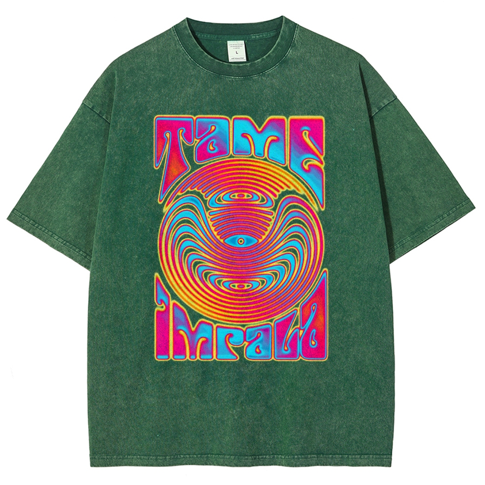 Vortex Unisex Fit Washed T-Shirt