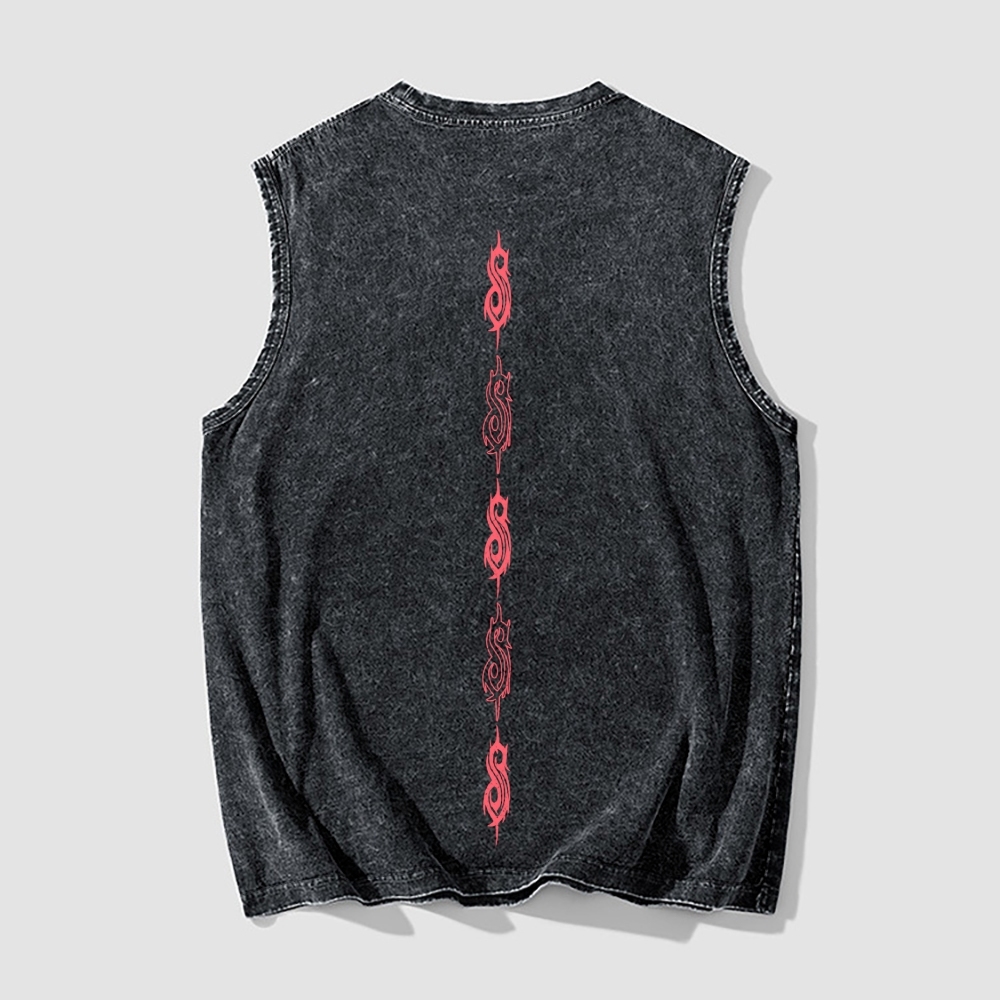 SLIPKNOT  Solid Color Tank Top