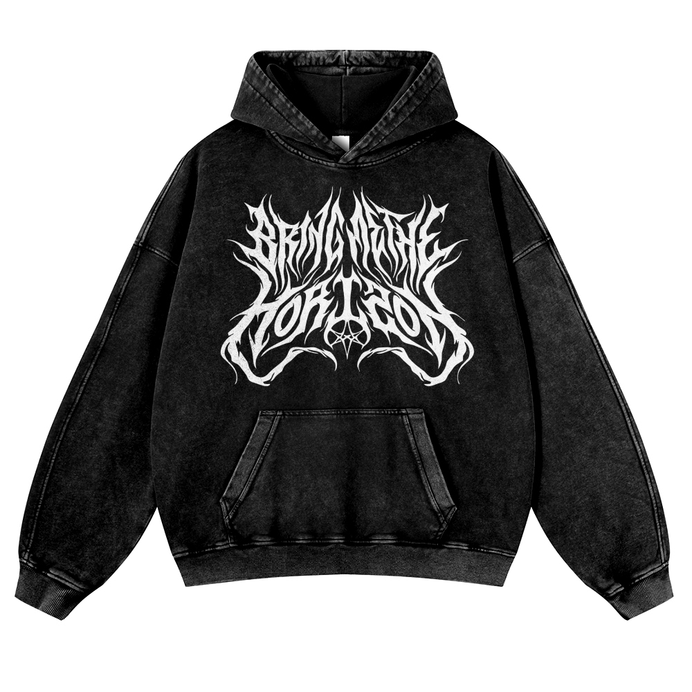 BMTH Unisex Fit Vintage Washed Hoodie