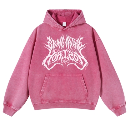 BMTH Unisex Fit Vintage Washed Hoodie
