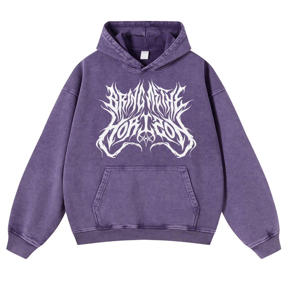 BMTH Unisex Fit Vintage Washed Hoodie