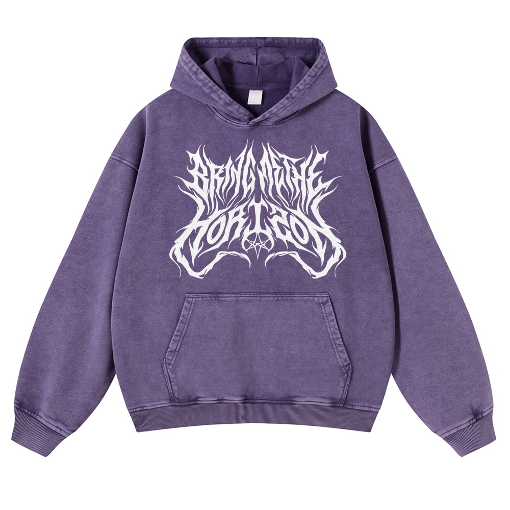BMTH Unisex Fit Vintage Washed Hoodie